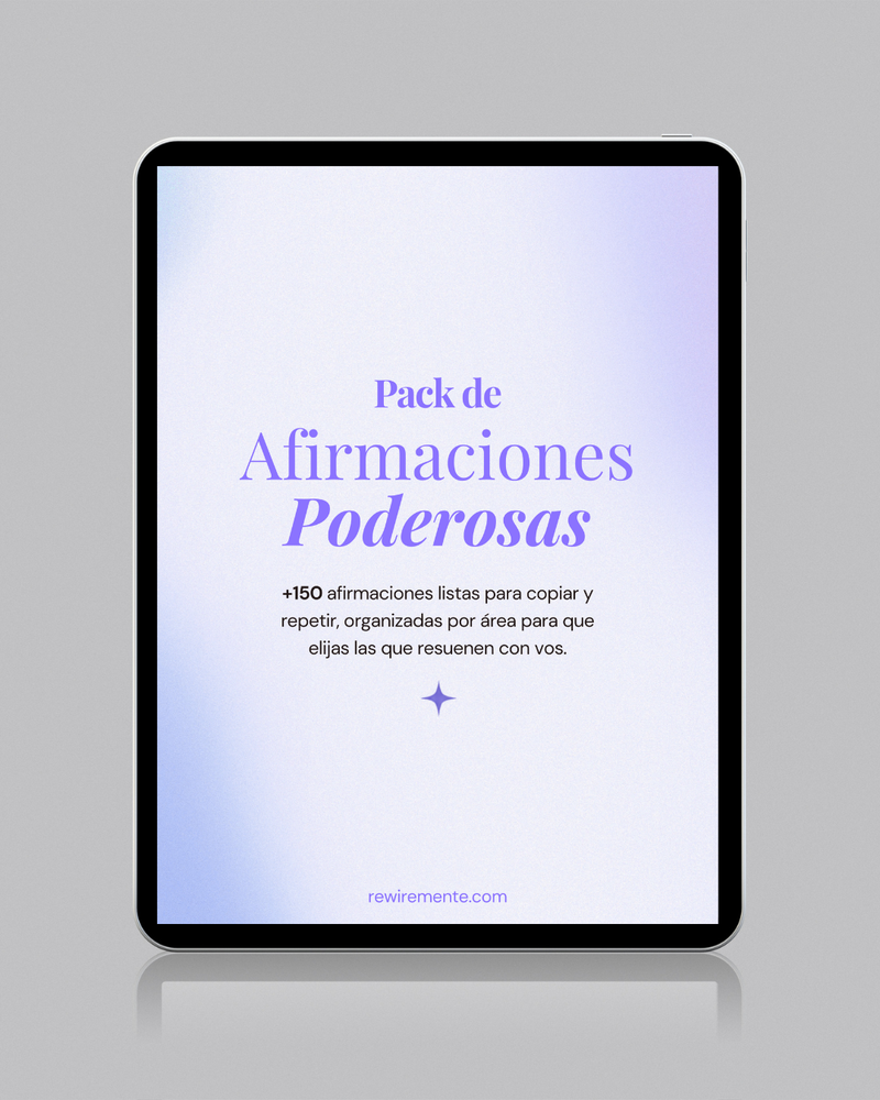 Pack +150 Afirmaciones Poderosas (Multi-Área)