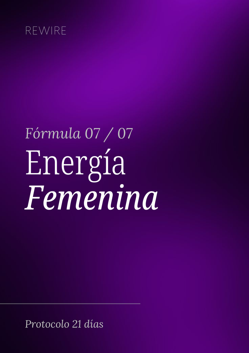 Fórmula 21 días Energía Femenina